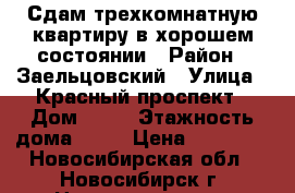 Сдам трехкомнатную квартиру в хорошем состоянии › Район ­ Заельцовский › Улица ­ Красный проспект › Дом ­ 92 › Этажность дома ­ 10 › Цена ­ 19 000 - Новосибирская обл., Новосибирск г. Недвижимость » Квартиры аренда   . Новосибирская обл.,Новосибирск г.